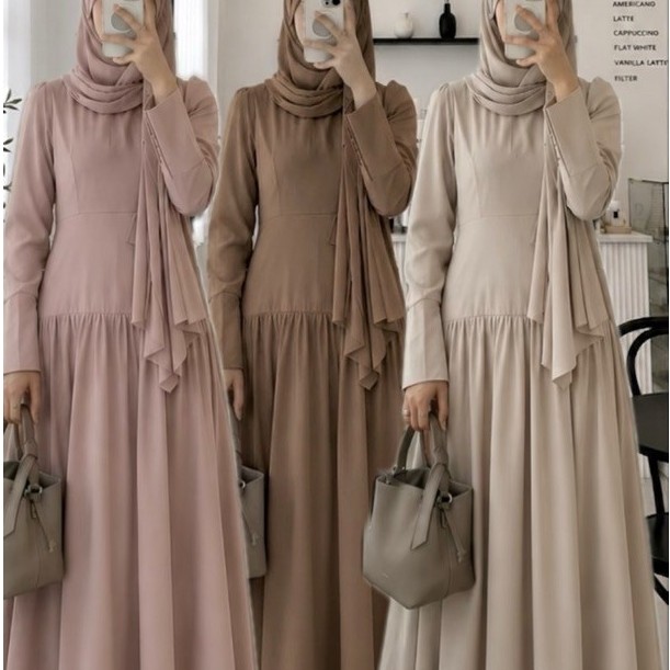 Cherbell Dress เดรสอาบาย่า เดรสคุณหนูไฮคลาส
