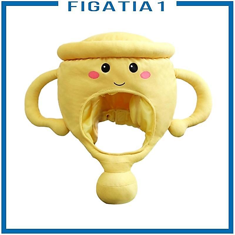 [figatia1] Fuzzy Hat with Handles Soft Trophy Hat Large Novelty Headpiece for