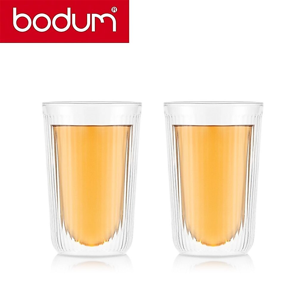 Bodum DOURO แก้วเทอร์โมผนังคู่ ถ้วยกาแฟ ถ้วยแก้วใส Microwavable Freezer ปลอดภัย J6O9