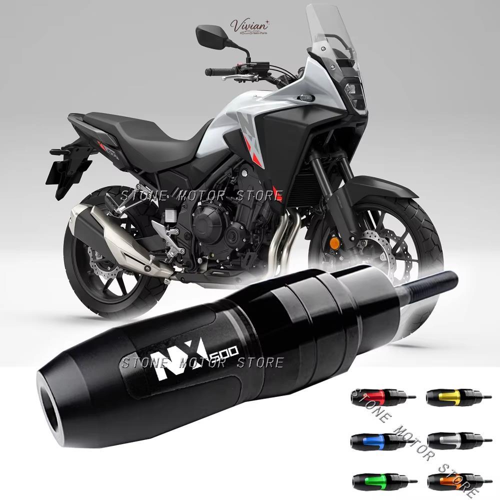 สําหรับ Honda NX500 NX 500 2024 2025 รถจักรยานยนต์ CNC อุปกรณ์เสริม Falling ป้องกันไอเสีย slider Cra