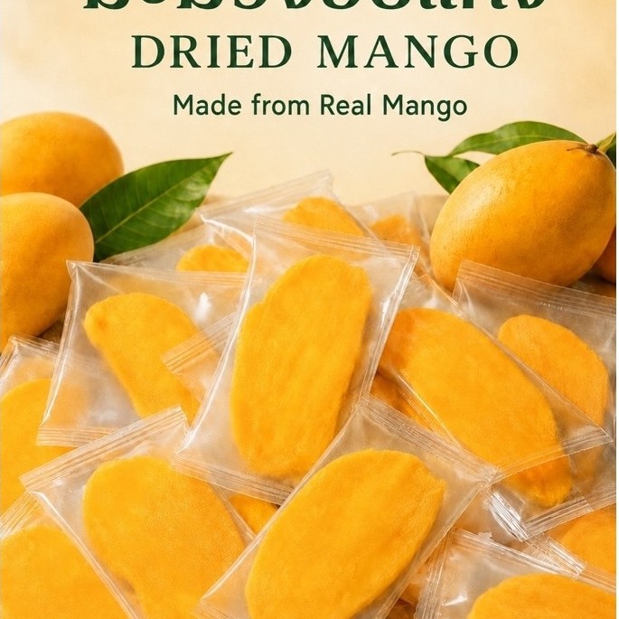 มะม่วงอบแห้ง dried mango  1 kg