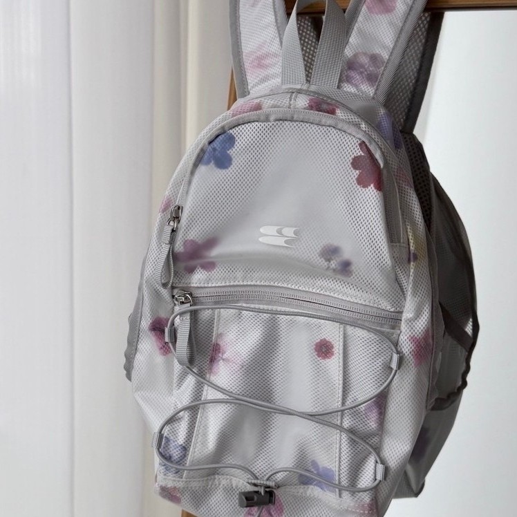 พร้อมส่ง✿Crying Center backpack กระเป๋าเป้ floral picnic สีใหม่🍇จากช็อปแท้💯
