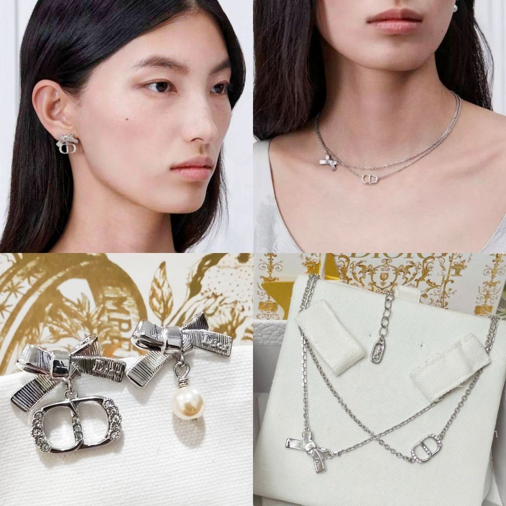 ต่างหู D งานสวย สินค้าพร้อมส่ง SVE034 SVB018 SVN014