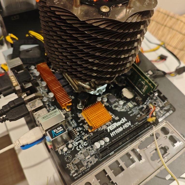 i5-7400T + mb h110m rev.3 มือสองสภาพสวย ปก.5วัน