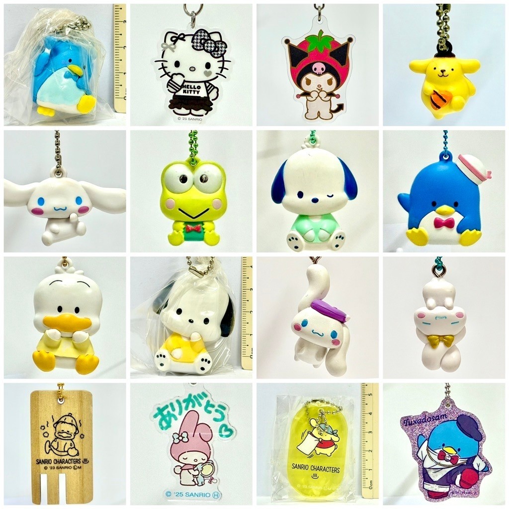 ของแท้ ส่งไว ลิขสิทธิ์ สติกเกอร์ Sanrio anime gundam Godzilla Kamen rider jujutsu doraemon ชินจัง onepiece