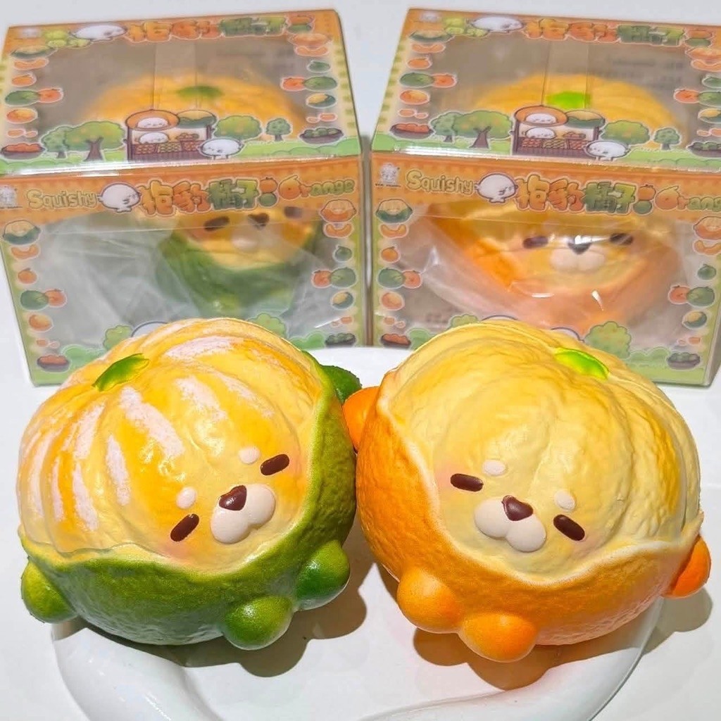 พร้อมส่ง🇹🇭งานตามหา สกุชชี่ ส้ม 3an สกุชชี่ 3an Squishy