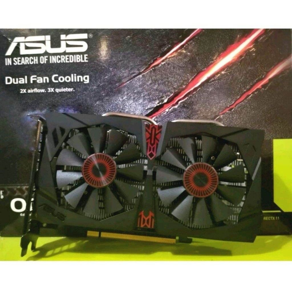 การ์ดจอ ASUS  รุ่น NVIDIA GeForce GTX 750 Ti 2GB DDR5 ไม่ต่อไฟเลี้ยง (no box) มือสอง ไม่มีกล่อง
