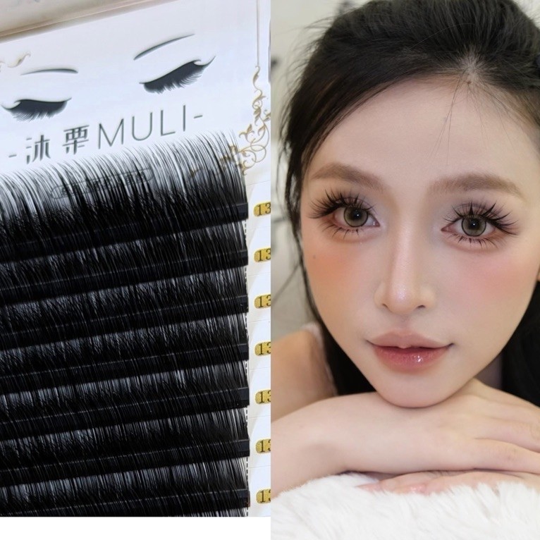 ขนตา Muli camellia ต่อทรงขนตา พ.ส จีน เวียดนาม ความงอน Lc Lb Lj UB UC ความยาว 8-15มม