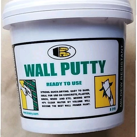 Bosny wall putty เคมีโป๊ว ฉาบผนัง ขนาด 1.5 กิโล