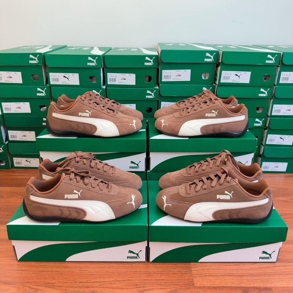 [ พร้อมส่ง ของแท้ 100% ] Puma Speedcat OG Haute Coffee Frosted Ivory สีน้ำตาล