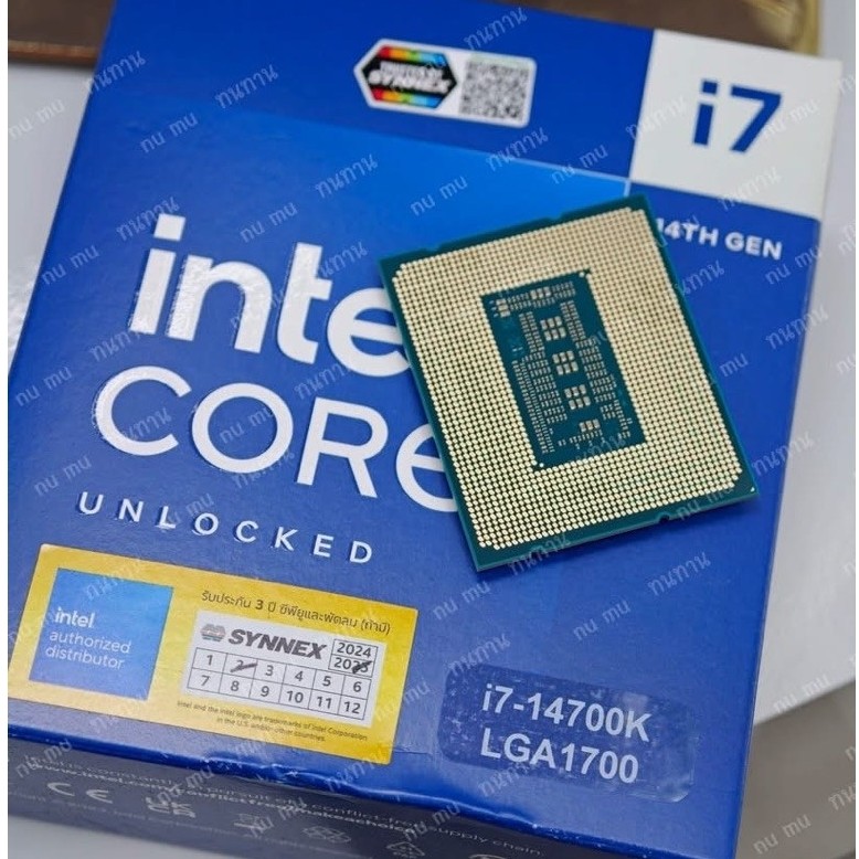 CPU intel i7 14700K / B760M DDR5 ASROCK แถม WiFi 5G อุปกรณ์ครบ