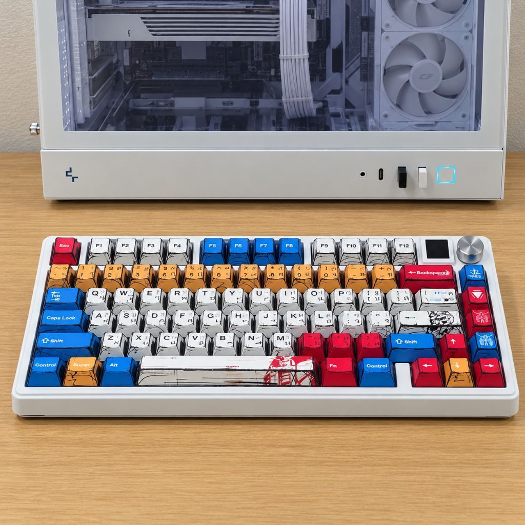 Keyboard Xinmeng M75 Pro Peach Slient Switch เสียงเงียบมากกก