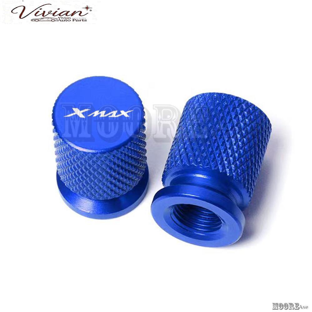 สําหรับ Yamaha Xmax300 2025 Xmax 300 Xmax250 2026 รถจักรยานยนต์ยางวาล์วหมวก Pito 2pcs อลูมิเนียมสําห