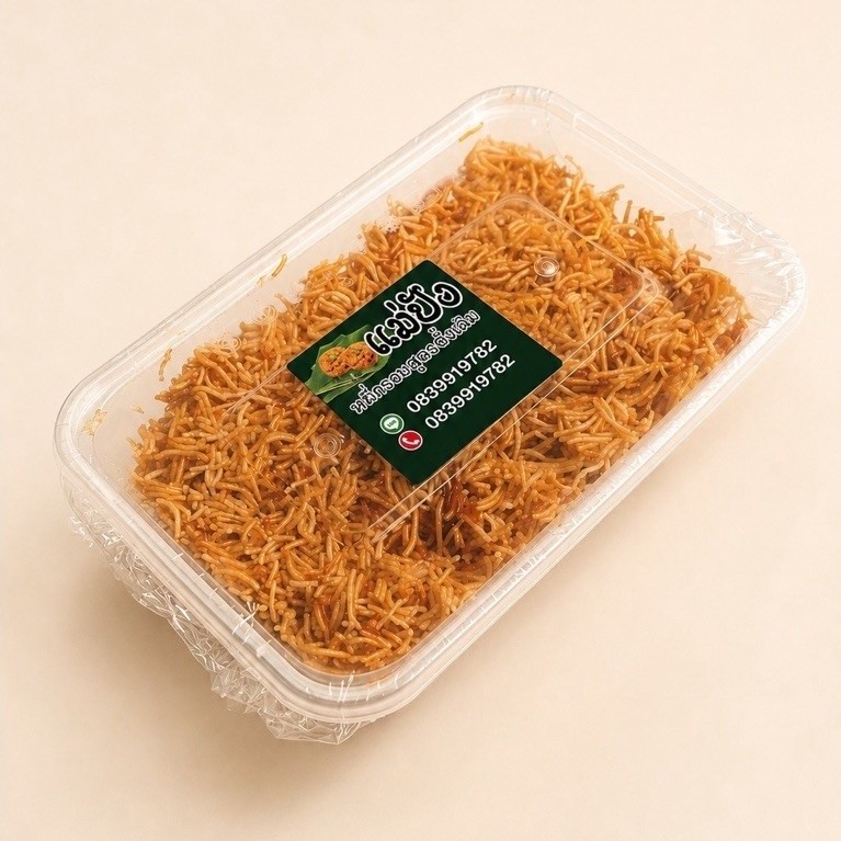 หมี่กรอบ ขนมไทยตราแม่ปัง | หมี่กรอบสูตรดั้งเดิม ของกินเล่น ของฝากเชียงใหม่ พร้อมรับประทาน