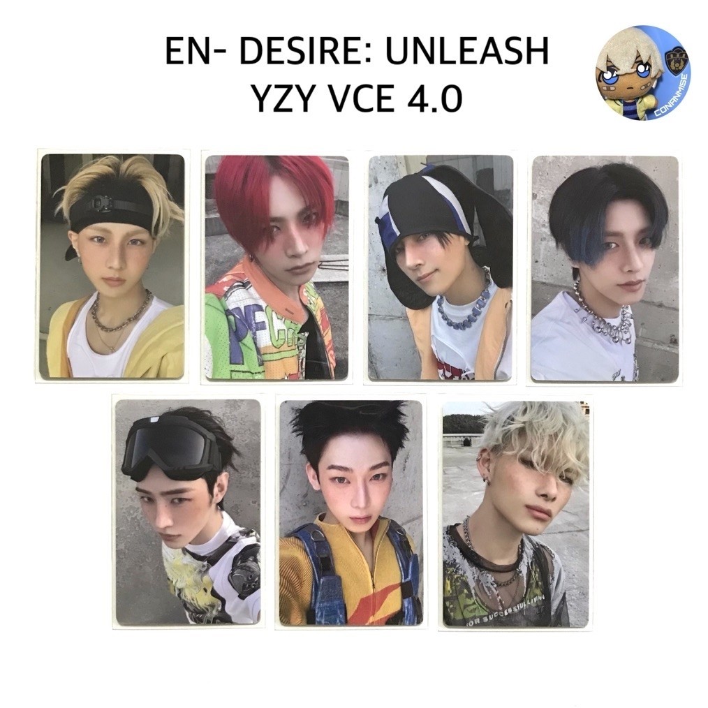 ENHYPEN DESIRE: UNLEASH YZY VCE 4.0 Video Call Event - จองวอน ฮีซึง เจย์ เจค ซองฮุน ซอนอู นิกิ การ์ด