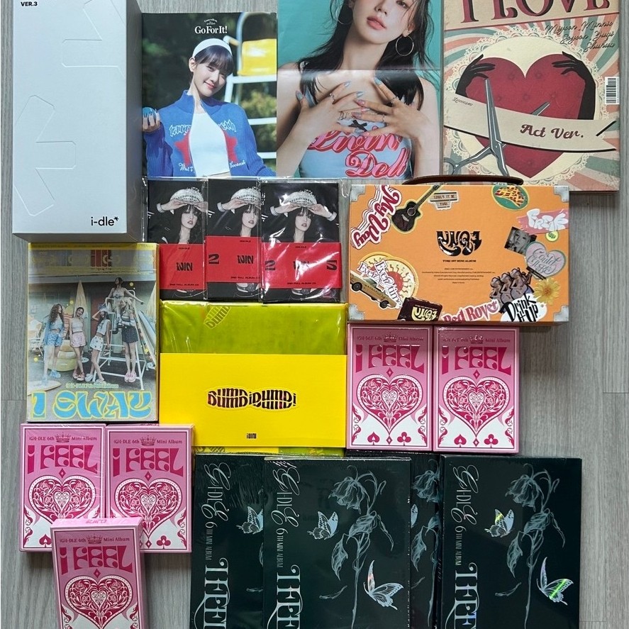 อัลบั้มเปล่า บั้มเปล่า (G)I-DLE I-DLE พร้อมส่ง สภาพดี