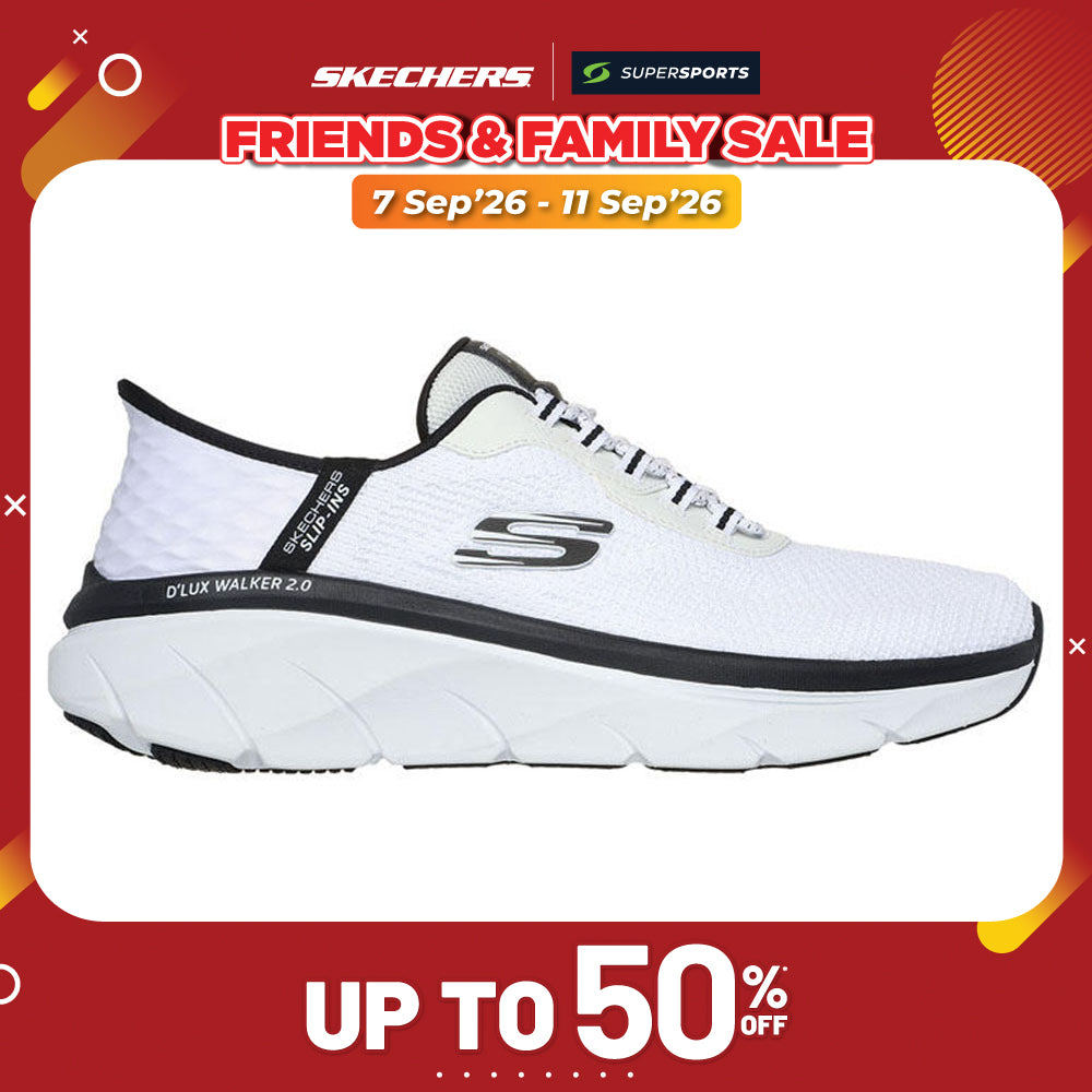 SKECHERS Slip-ins® Relaxed Fit®: D'Lux Walker 2.0 - Rezinate รองเท้าลำลองผู้ชาย