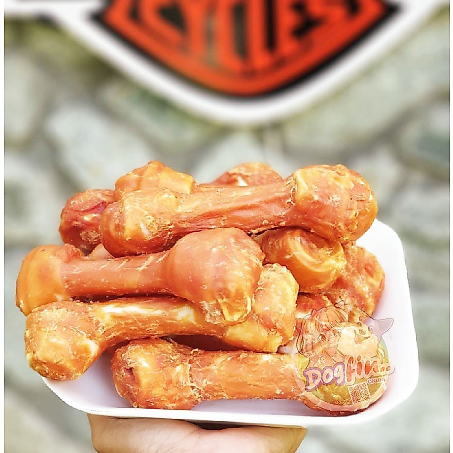 Dogfin (ด็อกฟิน) ไก่พันกระดูกผูก 6 8 10 12 นิ้ว ไก่พันโดนัท สำหรับน้องหมาทุกสายพันธุ์