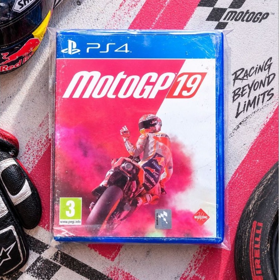 แผ่นเกม ps4 Ice MotoGP 19 ใช้งานปกติ ปกและแผ่นมีรอย ภาษาอังกฤษ