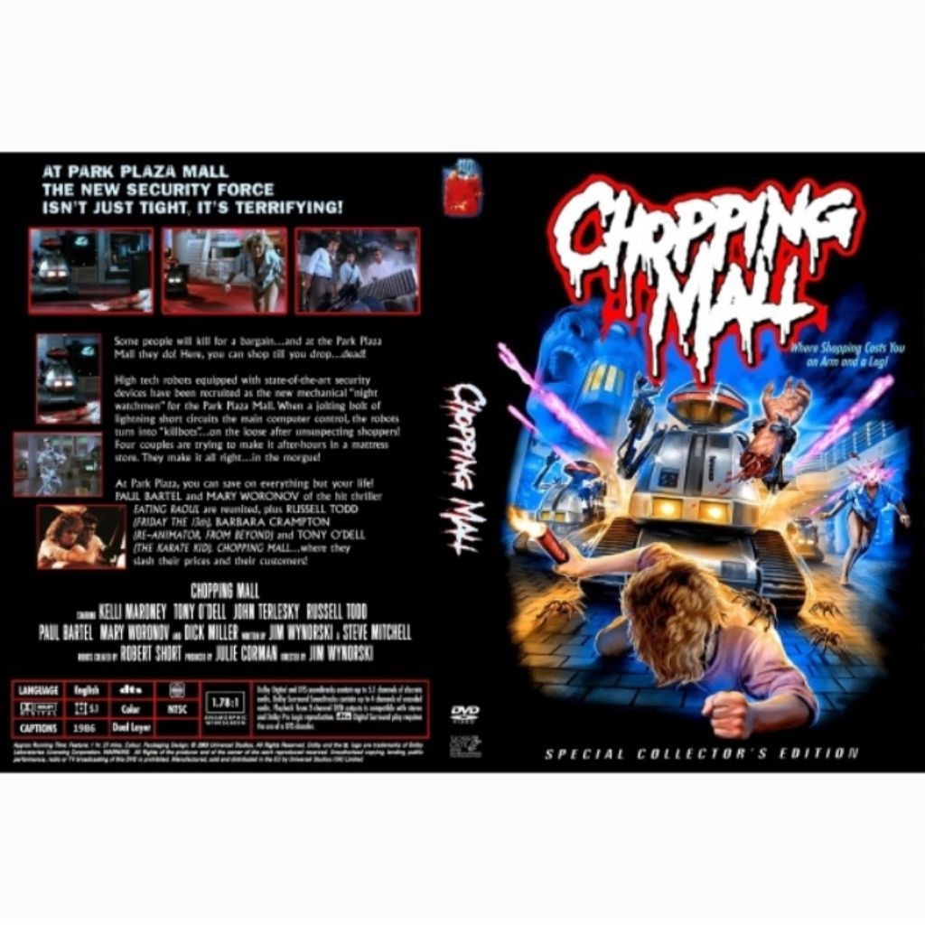 *แนะนำ เสียงไทย DVD ปก+สกรีนแผ่น Chopping Mall (1986) ช้อปปิ้ง มหาโหด
