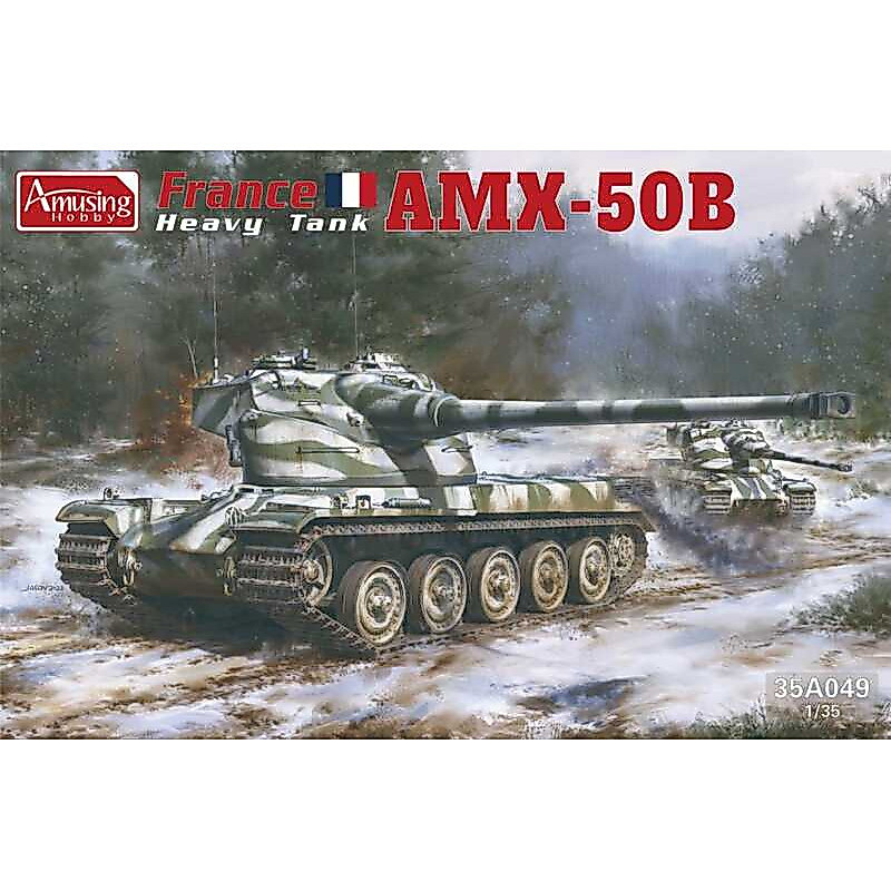Amusing Hobby 35A049 AMX-50B France Heavy Tank 1/35 Static model kit