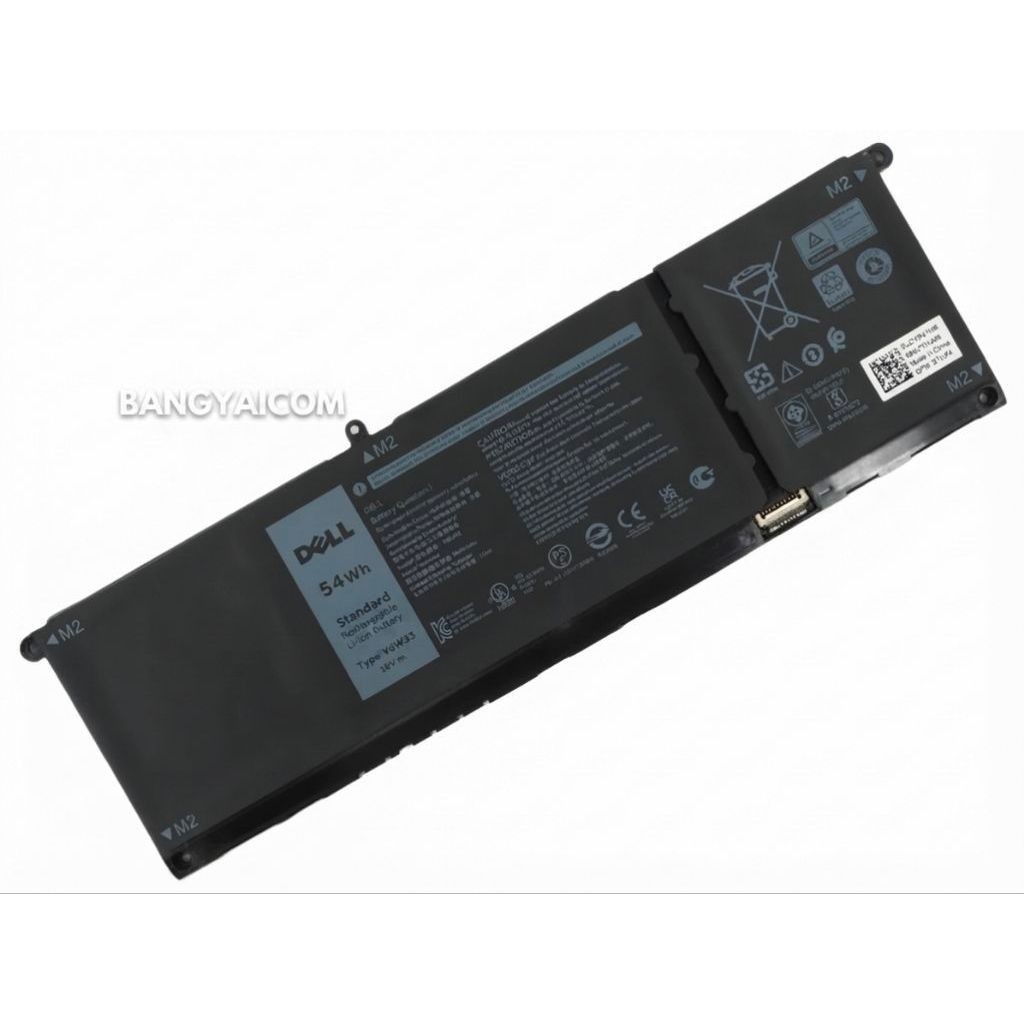 แบตเตอรี่โน๊ตบุ๊ค(แท้) V6W33 WV3K8 ใส่ DELL Inspiron 14 5410 / 15-5510 5415 5510 5515 15V 54Wh
