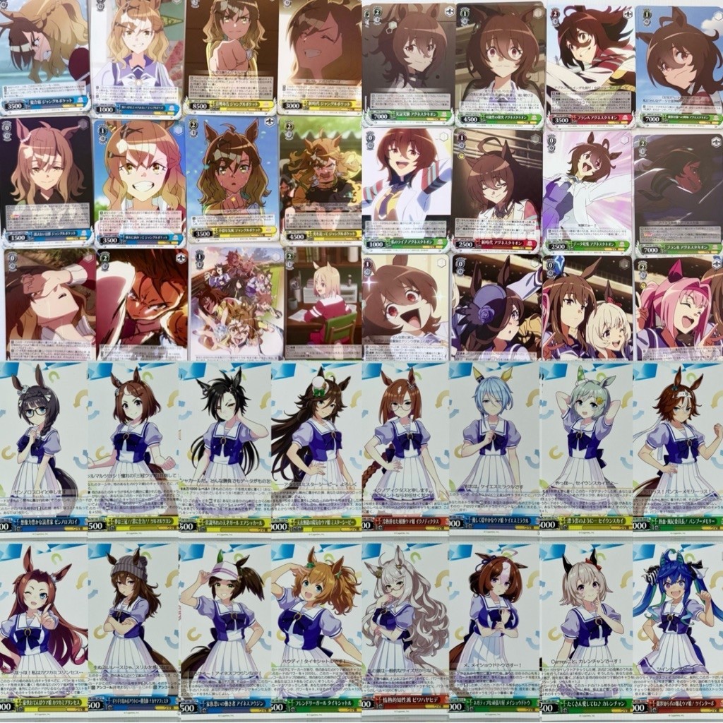 พร้อมส่ง การ์ด Umamusume: Pretty Derby Weiss Schwarz card collection สาวม้า Jungle Pocket Agnes Tachyon TM Opera Uma