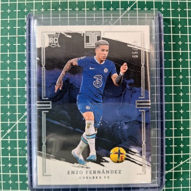 2022-23 Panini Impeccable EPL Enzo Fernandez, Rookie (RC), # 48/59, #70