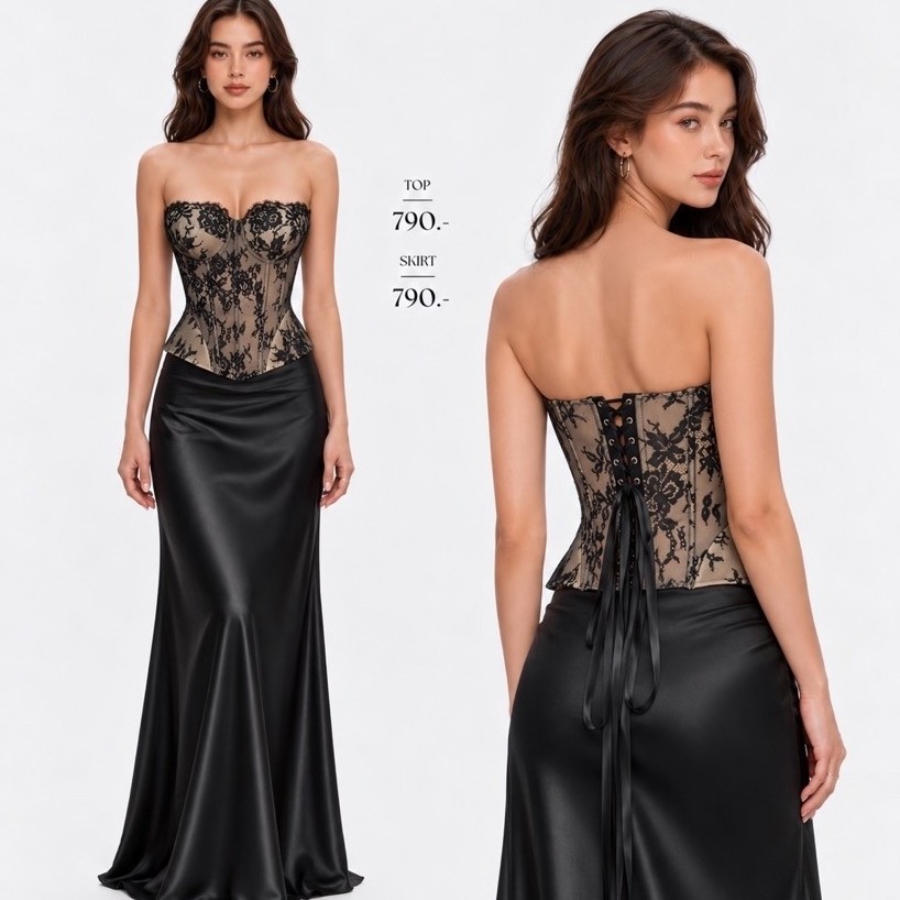 [𝐏𝐫𝐞-𝐨𝐫𝐝𝐞𝐫] 𝐄𝐋𝐀𝐍𝐎𝐑 Vesper Lace Set - September Muse Collection
