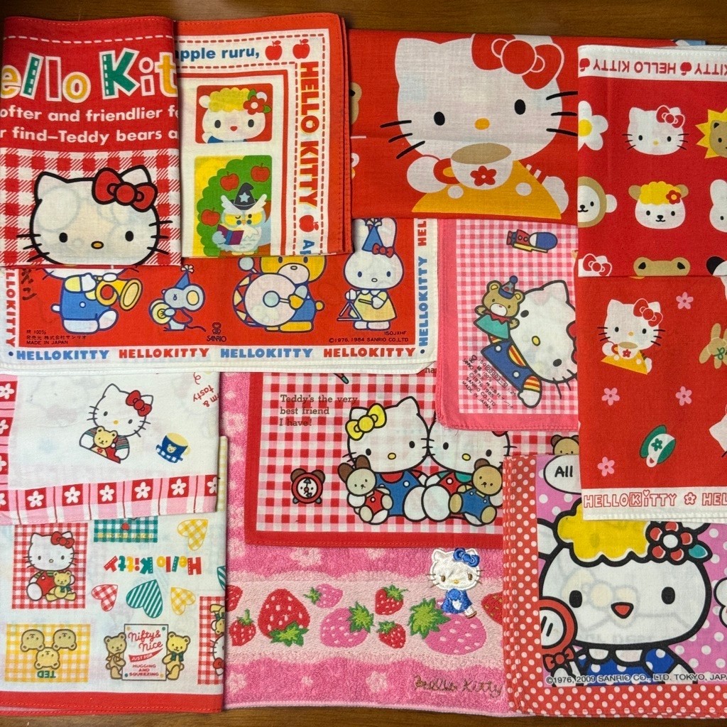 ⋆✿ #2 ผ้าเช็ดหน้าลายน่ารักๆ #sanrio🍎💕