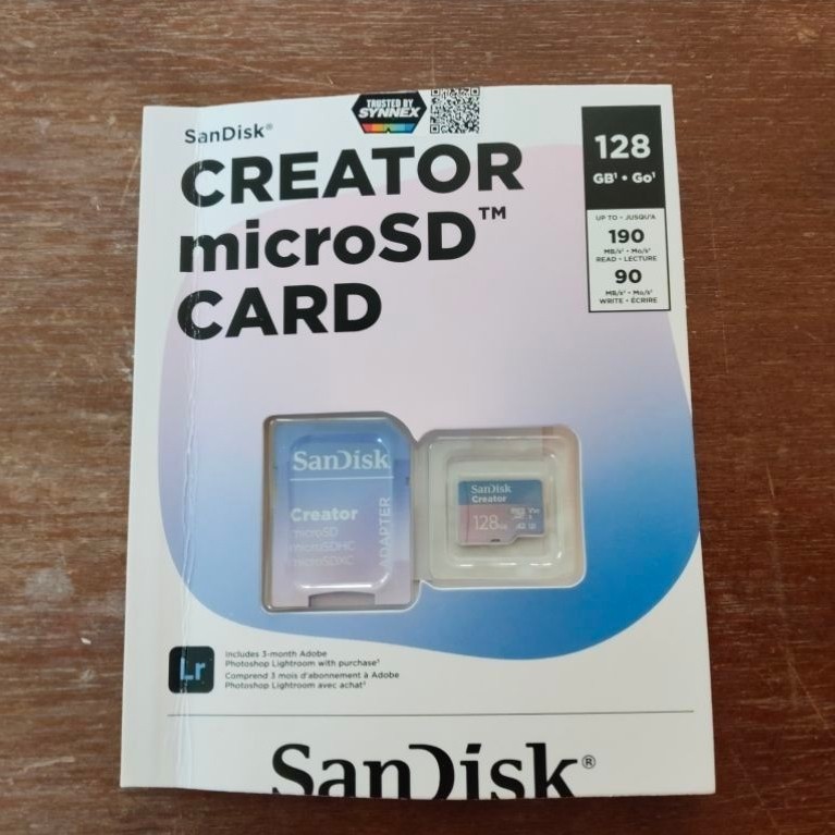 SanDisk Creator microSD Card 128GB[มือสองสภาพดี]