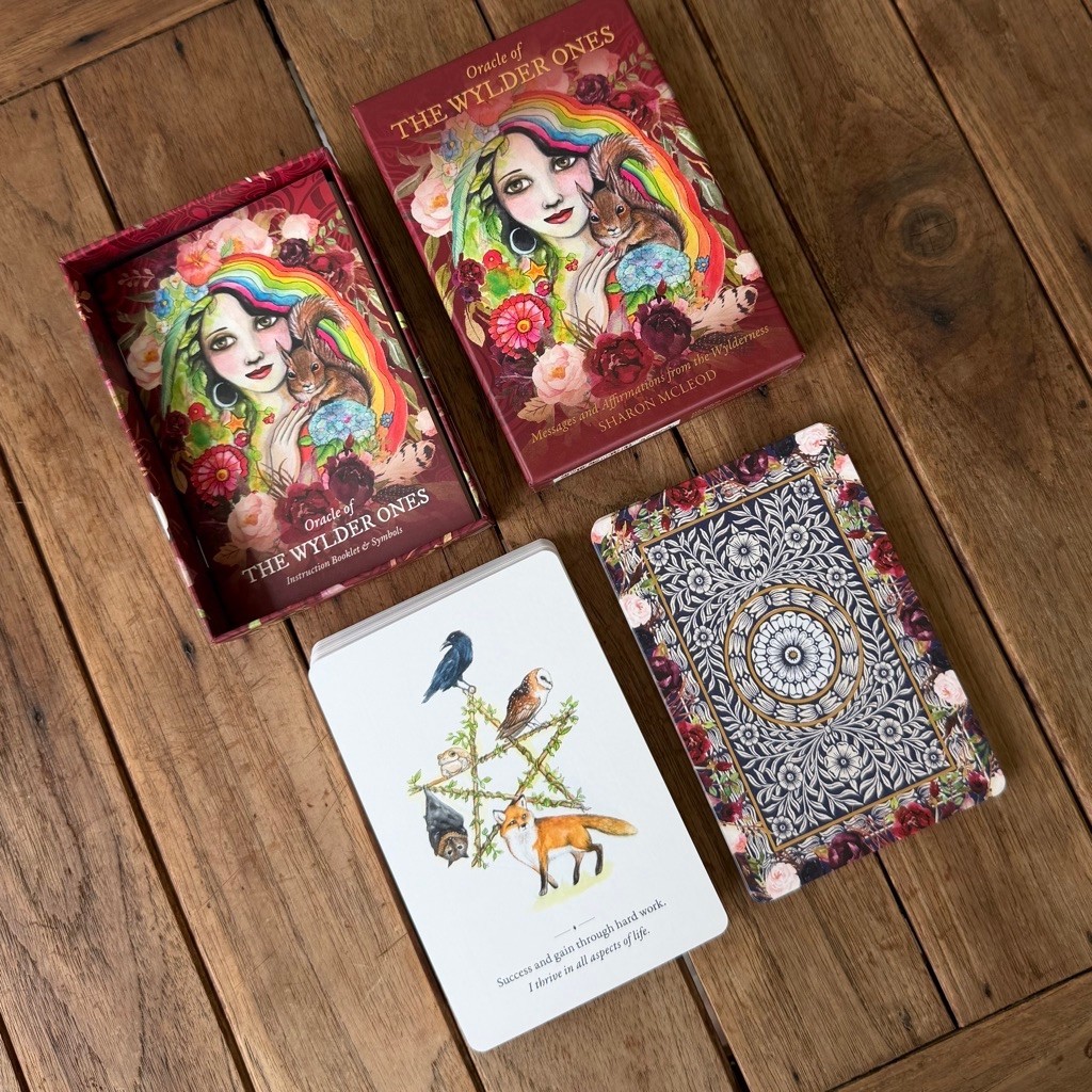 🇹🇭 พร้อมส่ง มือสอง ไพ่แท้ 💯 สภาพนอนกล่อง 🌿🌹🐿️ Oracle of The Wylder Ones ไพ่ออราเคิล ธรรมชาติ Affirma