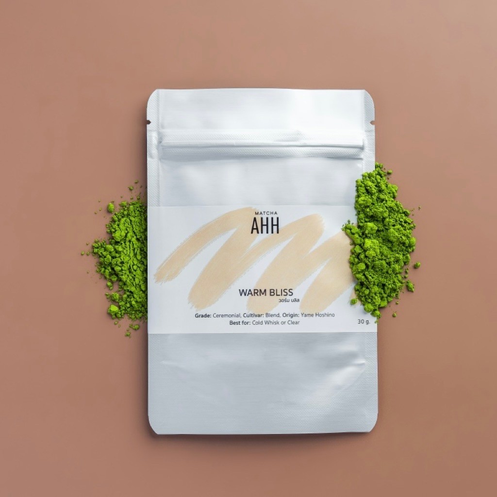 Hoshino Warm Bliss 30g [Matcha AHH] มัทฉะแท้ 100% | Nutty & Creamy หอมถั่วคั่วละมุน
