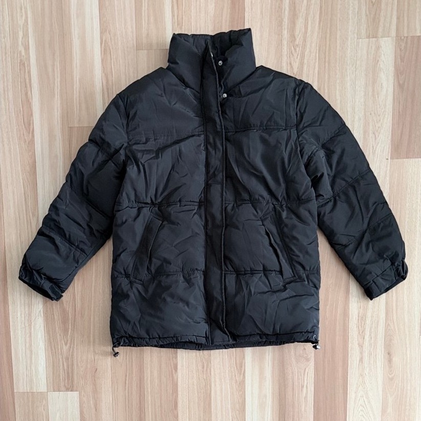 h&m man jacket black