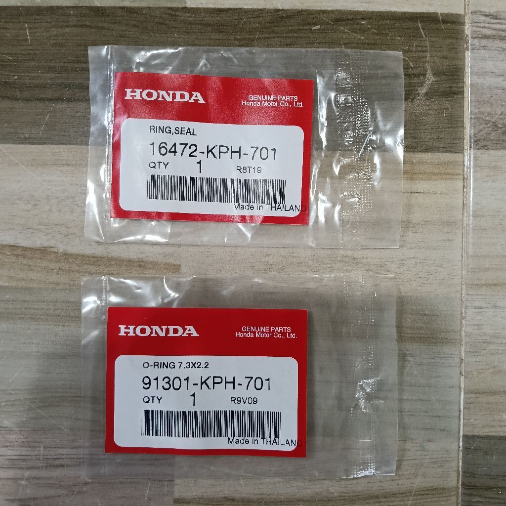 ชุดโอริงหัวฉีด HONDA Wave 125i (รุ่นไฟเลี้ยวบังลม)/Wave110i (รุ่นแรก)/CBR150R แท้เบิกศูนย์ 16472-KPH