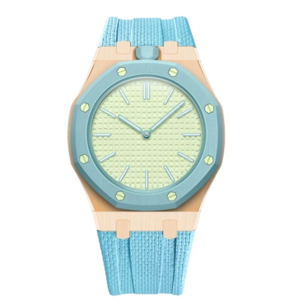 มีของเลยพร้อมส่ง สาย AP x Swatch Royal Pop - FKM Premium Luxury Straps by Sam's Royal Poppers