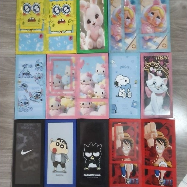 ซองใส่บัตรตอก ใช้เวลาจัดทำ 2-3 วัน ขนาดยาว 20 ซม. กว้าง 9.5 ซม.( แจ้งรูป และขอบสี ในแชท 1รูป / 1 ซอง )