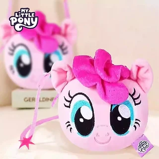 กระเป๋าตุ๊กตายัดนุ่นสไตล์โรงเรียนสุดน่ารัก My Little Pony Pinkie Pie และ Twilight Sparkle ของขวัญยอดนิยมสําหรับแฟนๆ ผู้หญิง