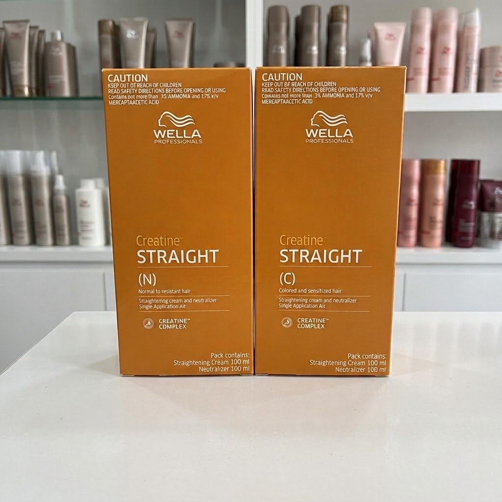 ครีมยืดเวลล่าWELLA  น้ำยายืดผมมี 2 สูตร   👍สูตร N สำหรับผมแข็งแรง  👍สูตร C สำหรับผมเสีย