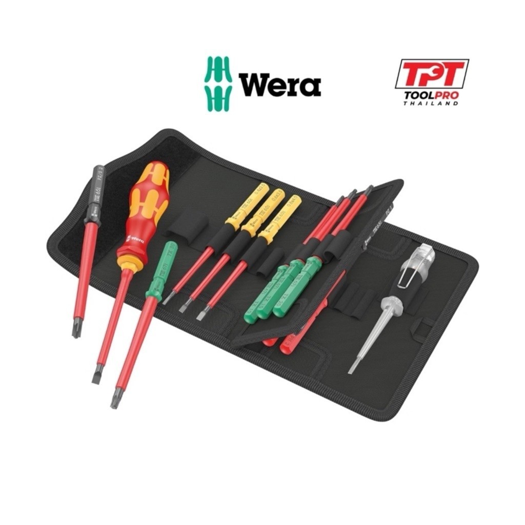 Wera ชุดไขควงกันไฟฟ้า KK VDE 16 Universal 1 Tool Finder, Screwdriver Set (05006607001)