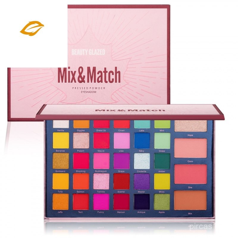 68ชุดแต่งหน้าเด็ก ออลอินวัน พาเลทอายแชโดว์สี คอนทัวร์ ไฮไลท์ บลัชออน เครื่องสำอางอเนกประสงค์ 8BTW