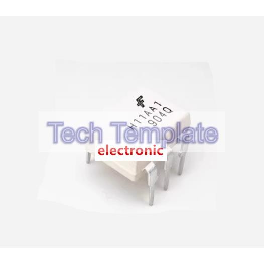 ((1 ชิ้น) ชิ้นส่วนอิเล็กทรอนิกส์ H11AA1 DIP-6 In-Line Optocoupler Photocoupler