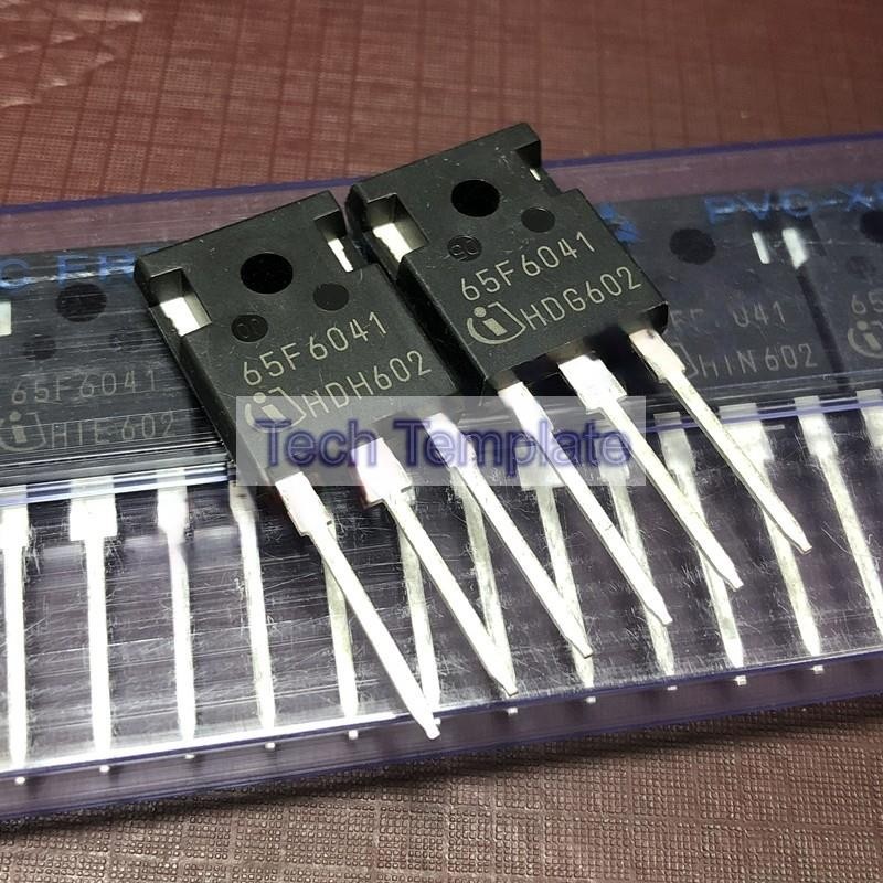 ((1 ชิ้น) ชิ้นส่วนอิเล็กทรอนิกส์ 65F6041 IPW65R041CFP TO-247 650V 68.5AMOS Field Effect Tube