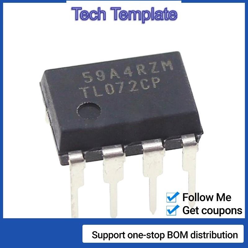 แท้ วงจรรวม TL072CP DIP-8 TL072CN TL072C TL072 072 DIP8 20 ชิ้น