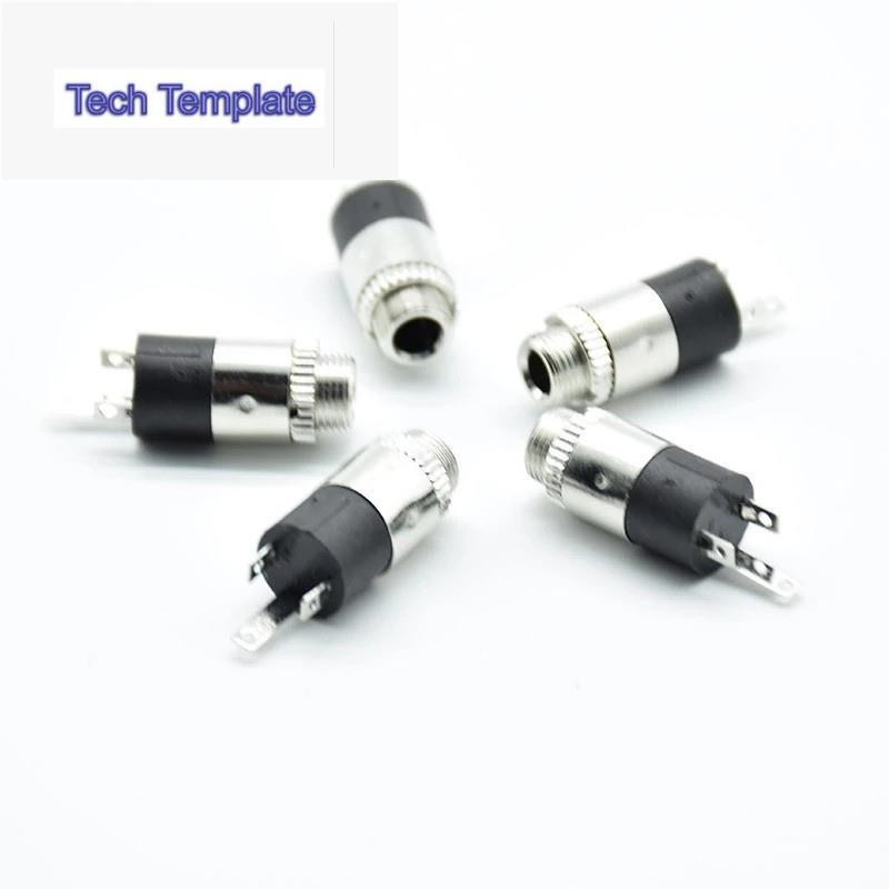 【10 ชิ้น】 Pj392 3.5 มม. แจ็คสเตอริโอพร้อมสกรูเชื่อมต่อเสียง 3.5 Pj-392