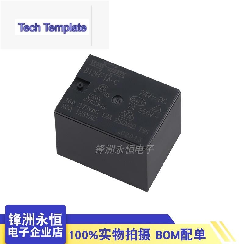 รีเลย์เปิด ของแท้ 812h-1a-c-5vdc 12VDC 24VDC 16A