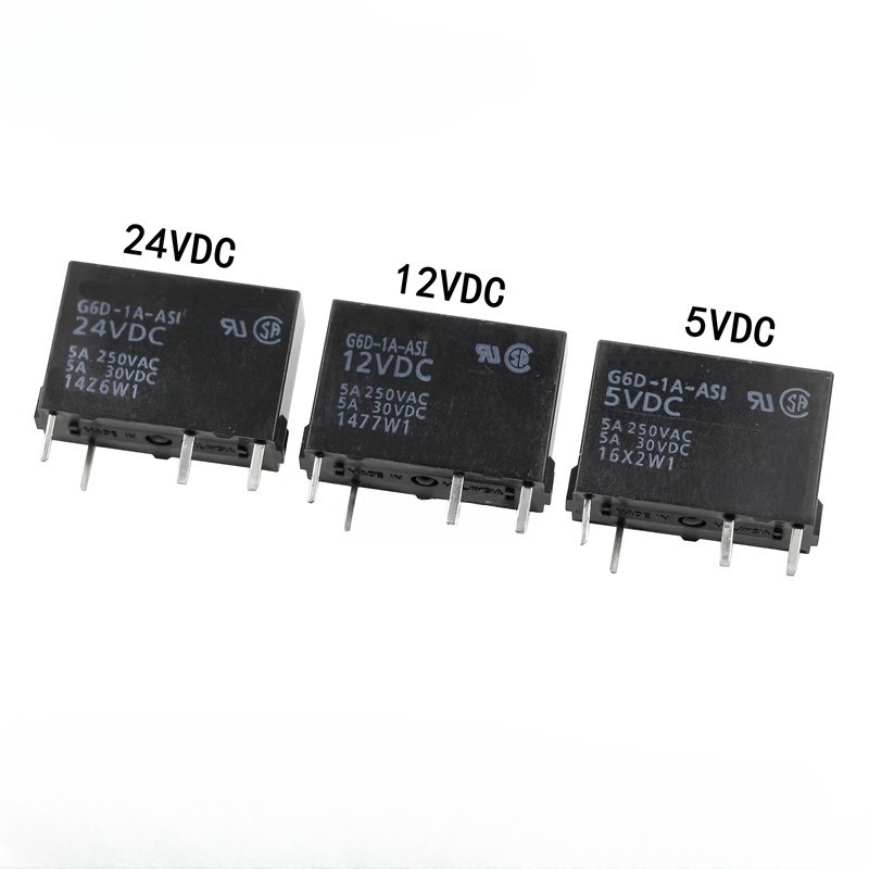 5-10 ชิ้น/ล็อต G6D-1A-ASI-24VDC G6D-1A-ASI-12VDC G6D-1A-ASI-5VDC DIP-4 ใหม่ Original Small Power Rel