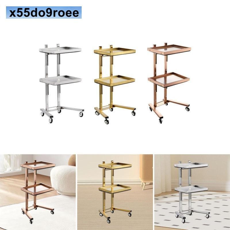Salon Rolling Cart Tray Salon Storage Tray Trolley for Shops Salons Studios