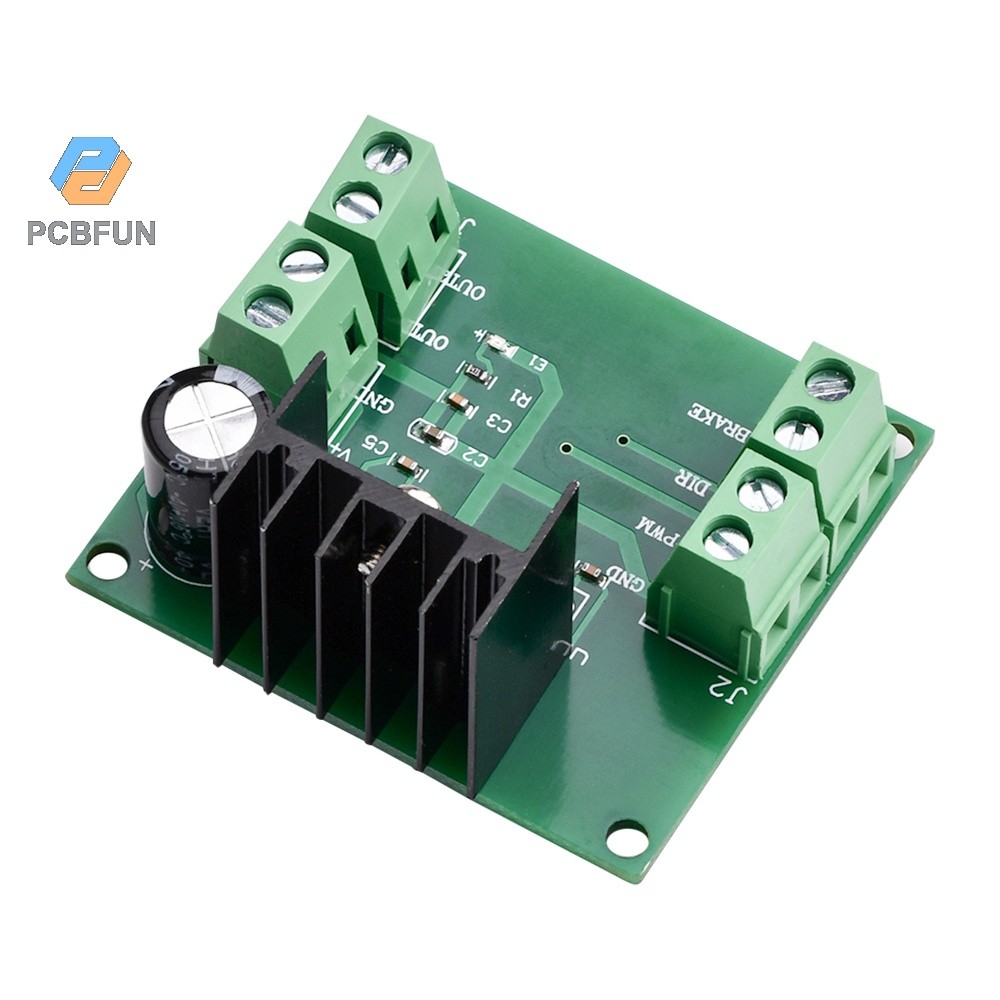 Pcbfun LMD18200T 3A 75W DC PWM บอร์ดโมดูลไดรเวอร์มอเตอร์ ปรับความเร็วได้ สําหรับ Arduino