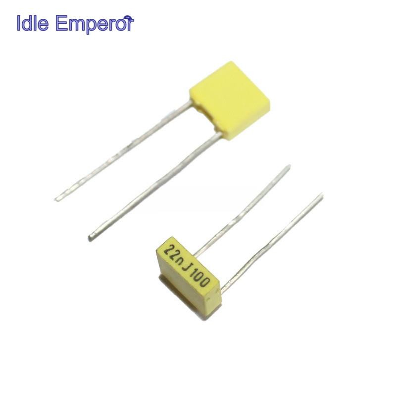 Correction Capacitor 100V223J 22NJ100 22nf Pitch 5MM Correction Capacitor ใหม่เอี่ยม